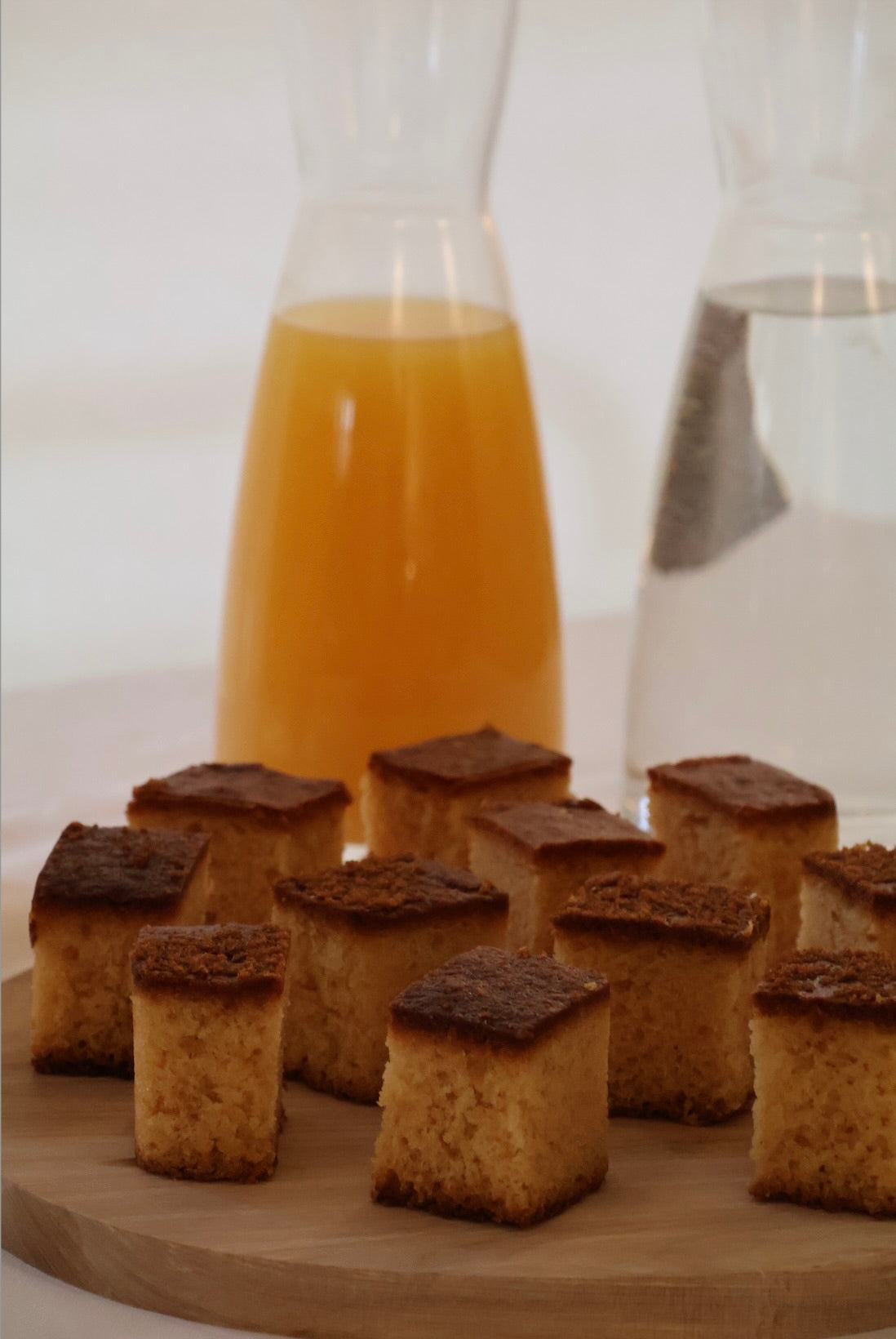 Daditos de brownie